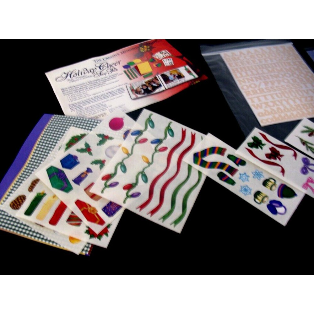 Lot of Holiday snap pack partial, photo mats, ABC